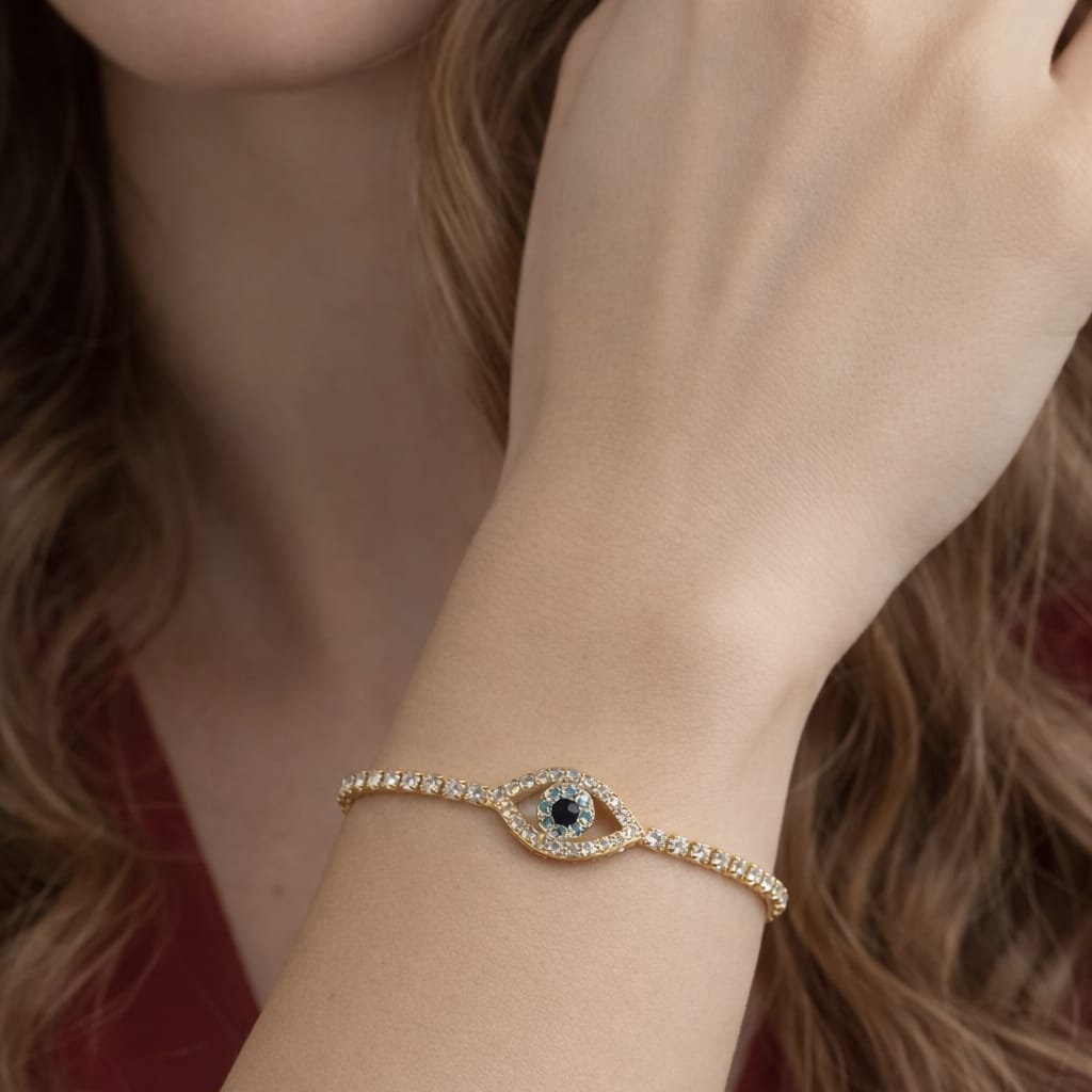 Evil Eye Crystal Bracelet | Isha Elite 🧿✨
