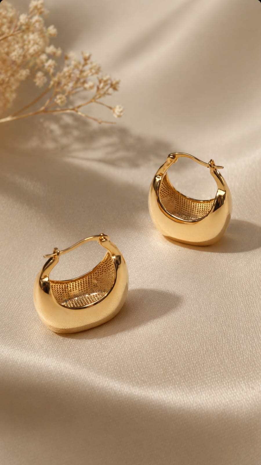 Luxe Chunky Hoop Earrings for Women (Gold & Silver) | Isha Elite