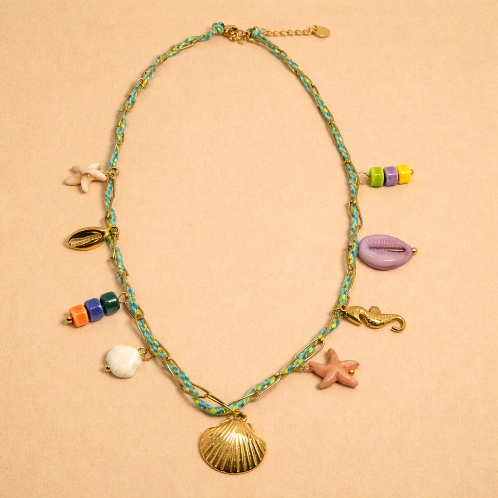 Ocean Charm Shell Necklace